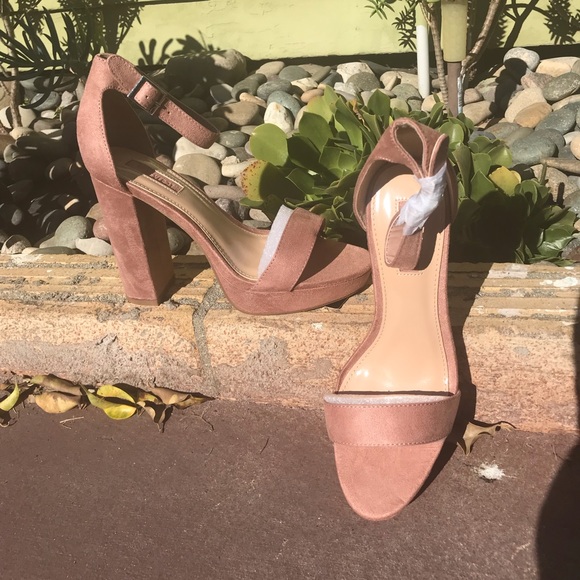 New Open Toe Mauve Chunky heel last one!! - Picture 3 of 8